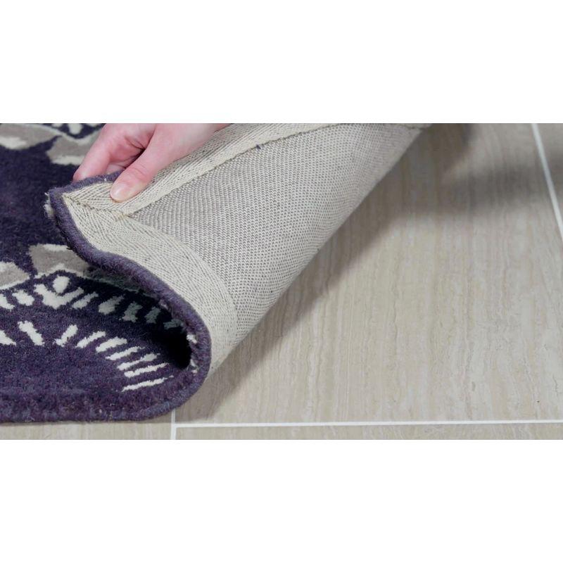 Wyndham WYD372 Hand Tufted Indoor Area Rug - Blue/Ivory - 4'x6' - Safavieh.
