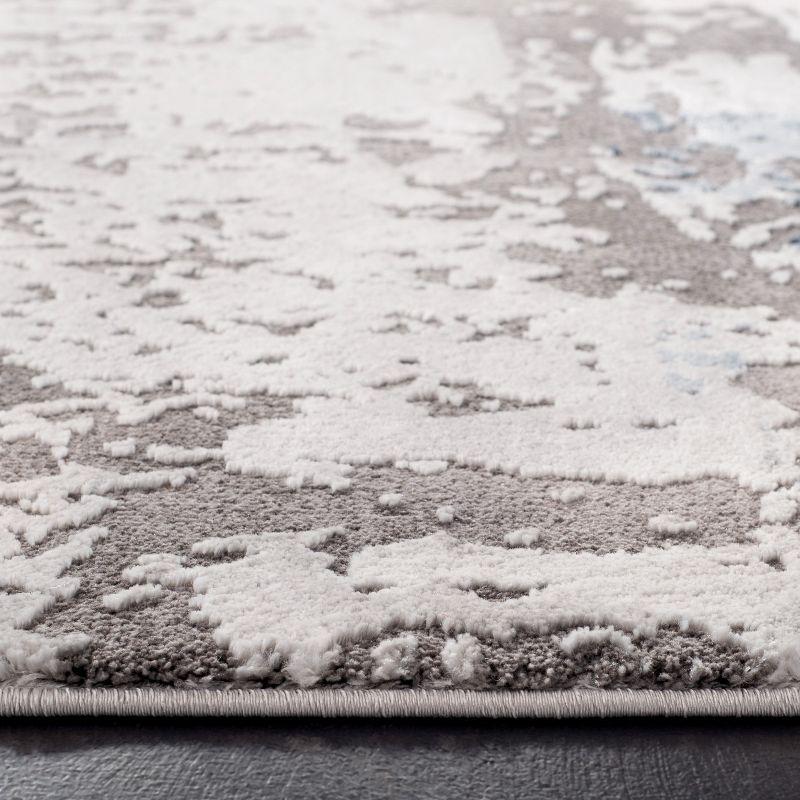 Craft CFT820 Loomed Indoor Area Rug - Grey/Blue - 4'x4' - Safavieh
