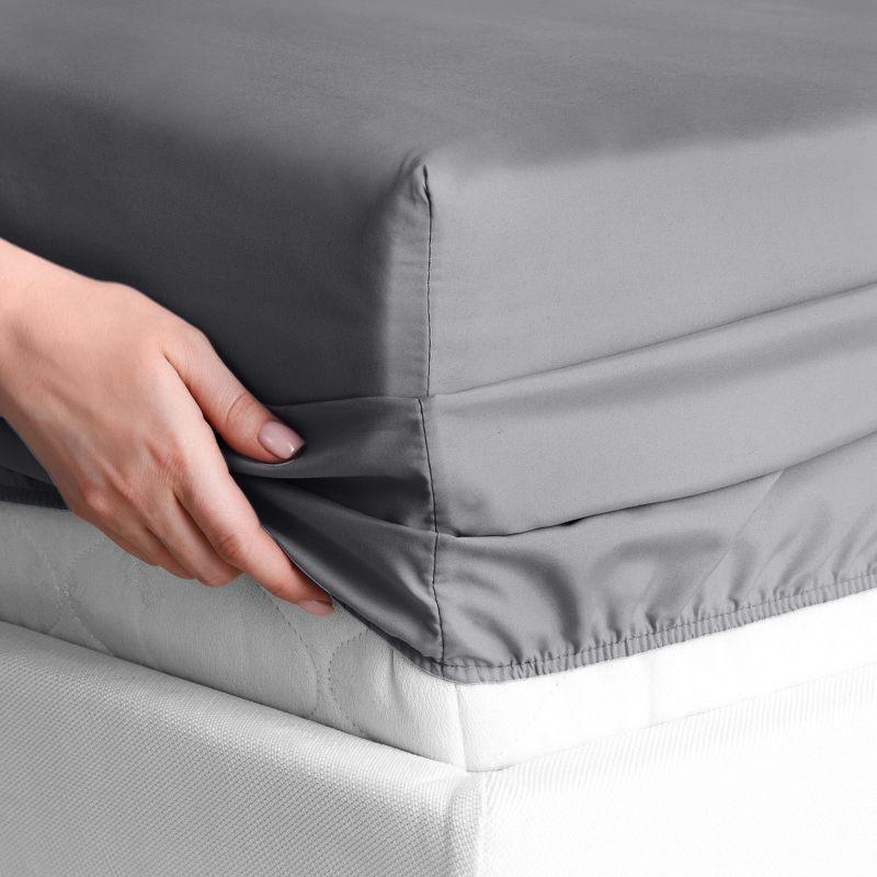 4 Piece Microfiber Sheet Set - Mellanni