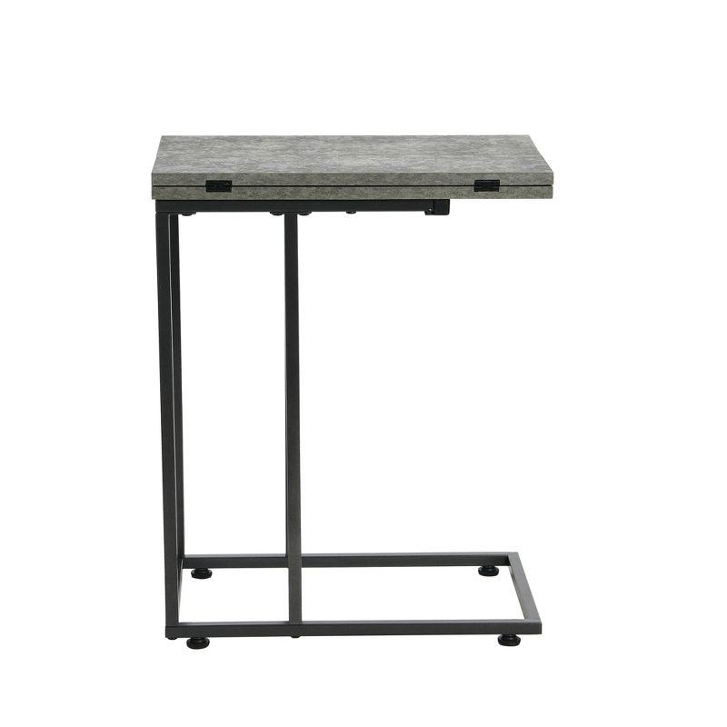 Household Essentials Jamestown Extendable C-Shaped Table