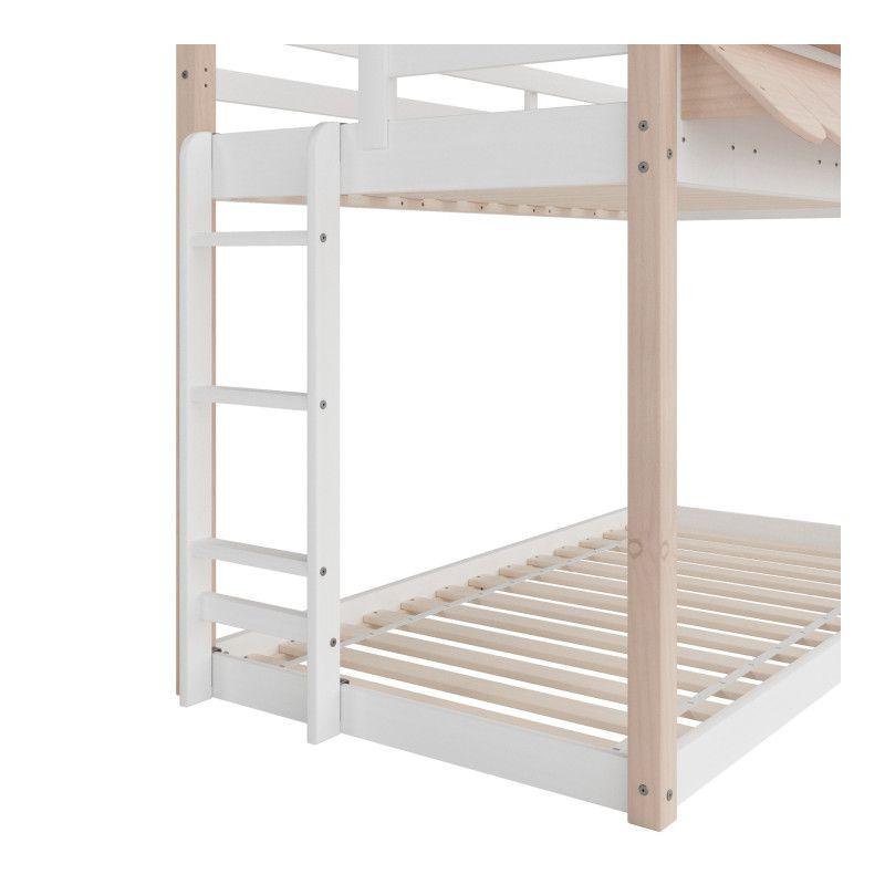 Child Craft Play House Twin Over Twin Standard Bunk Bed
