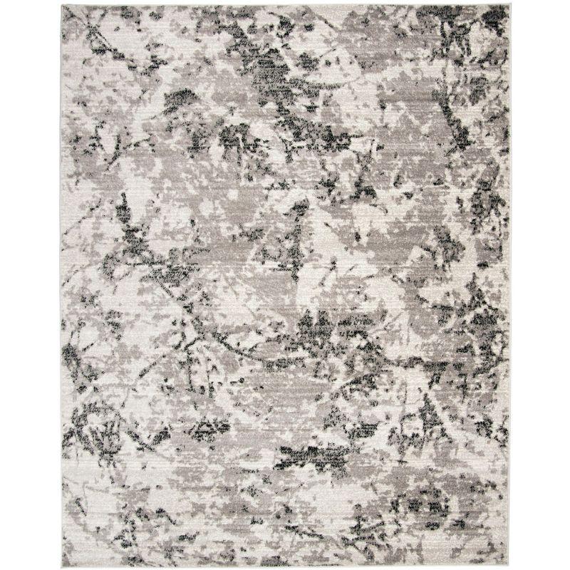 Skyler Grey and Ivory 8' x 10' Medallion Area Rug