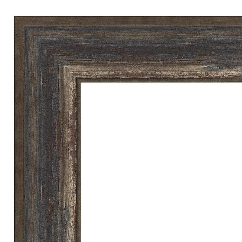 Amanti Art Alta Rustic Char Picture Frame Opening Size 24x36 in.