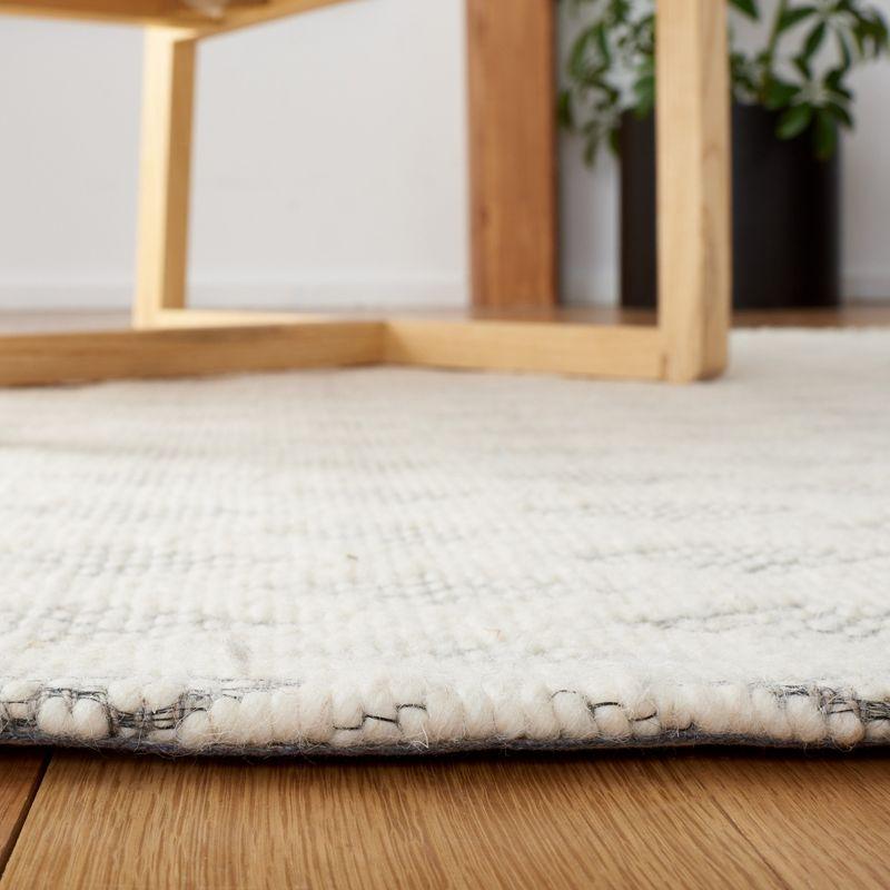 Natura NAT865 Hand Woven Indoor Area Rug - Ivory/Grey - 4'x6' - Safavieh
