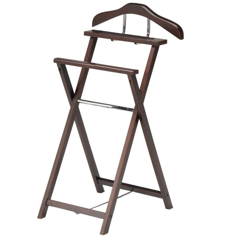 Foldable Wood Valet Stand