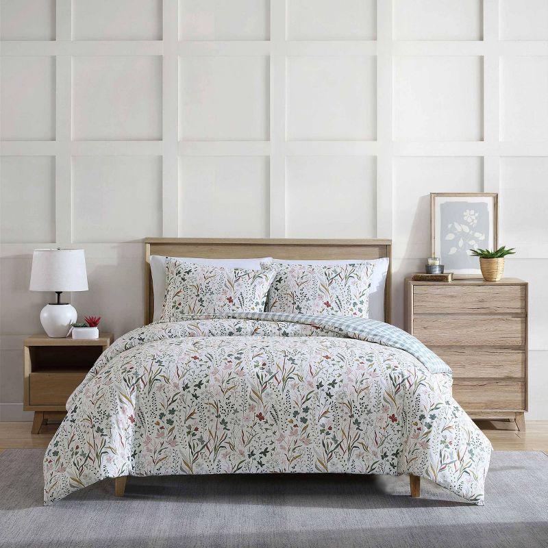 Eddie Bauer Eddie Bauer Woodland Forest Cotton Reversible Pink Comforter Set