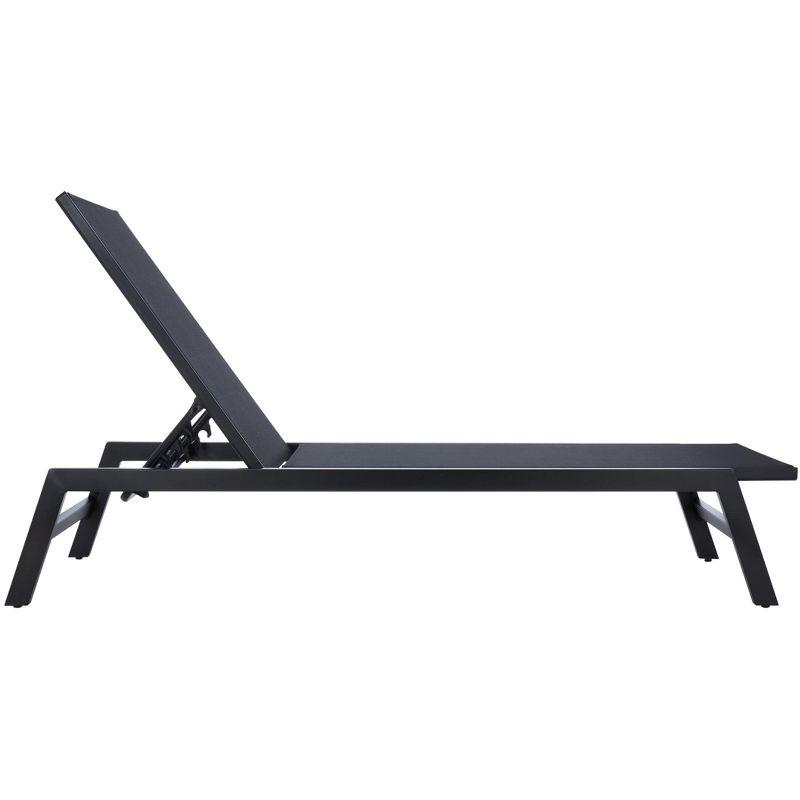Fionne Sunlounger - Outdoor - PAT9038 - Black -Safavieh