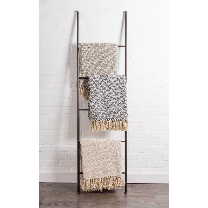 Design Imports Hand Woven Throw Blanket