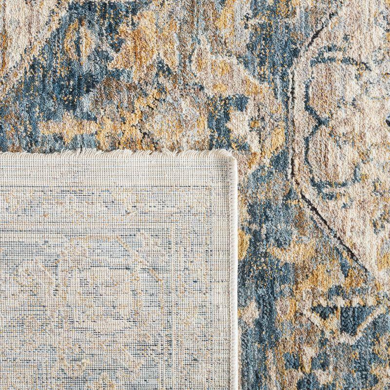 Valencia VAL568 Power Loomed Area Rug - Ivory/Blue - 5'x8' - Safavieh.