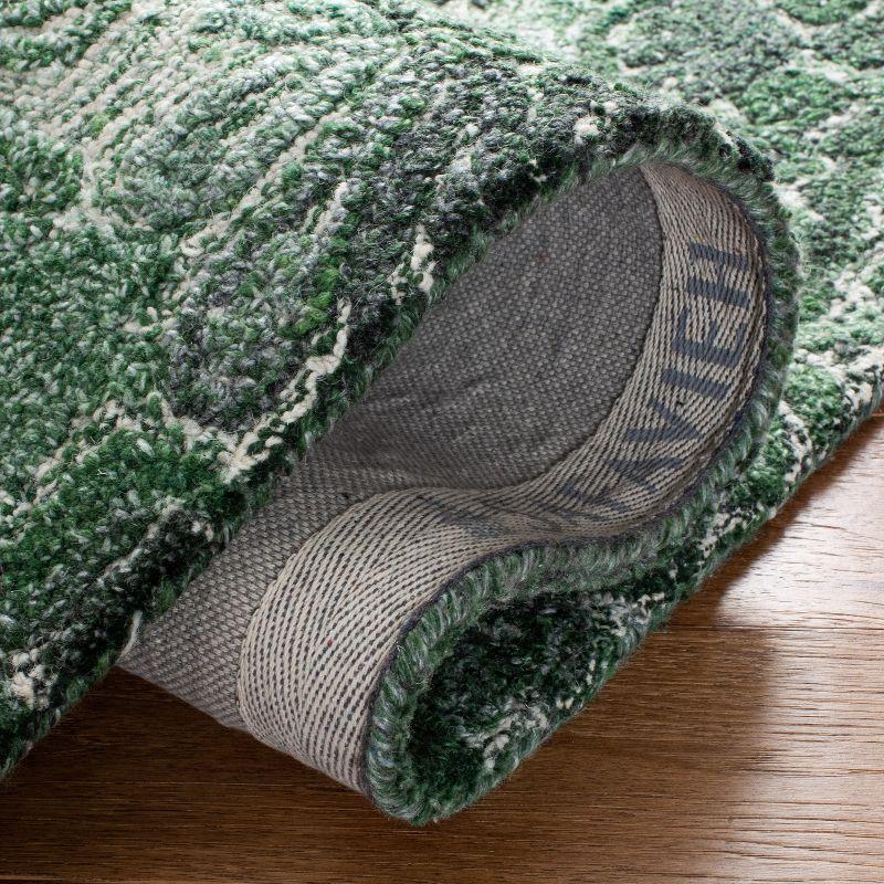 Marquee MRQ110 Hand Tufted Area Rug - Green/Ivory - 8'x10' - Safavieh.