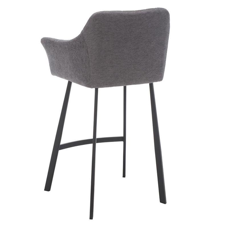 Rodi Counter Stool - Grey/Black - Safavieh