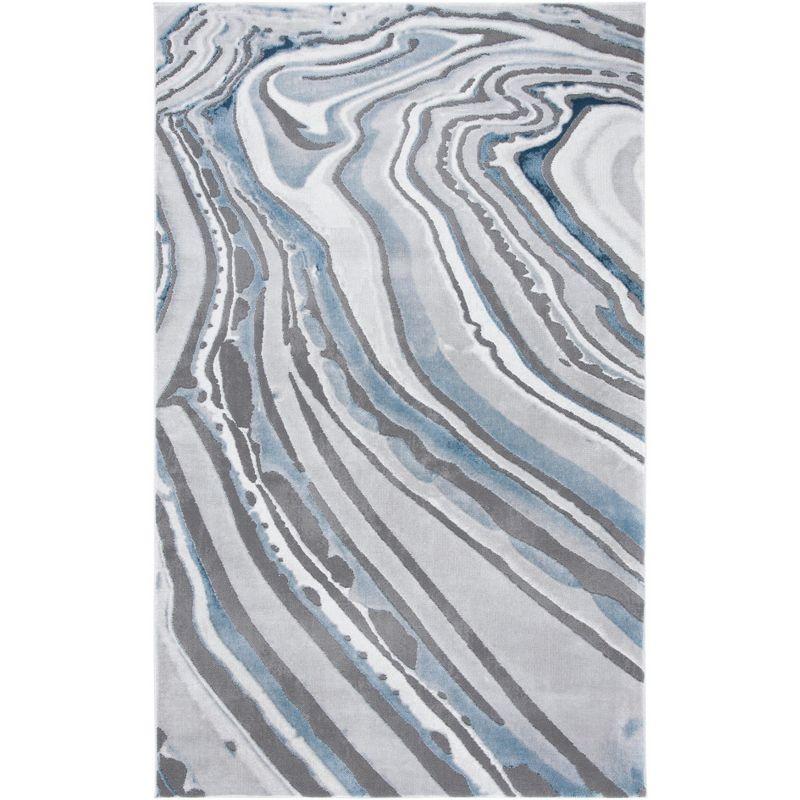 Craft CFT843 Loomed Indoor Area Rug - Blue/Grey - 6'7"x9' - Safavieh