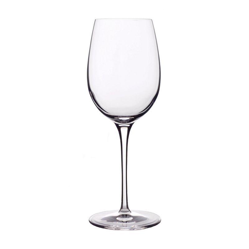 Luigi Bormioli Crescendo 12.75-Ounce Chardonnay Wine Glasses, 4-Piece, 12.75 oz.