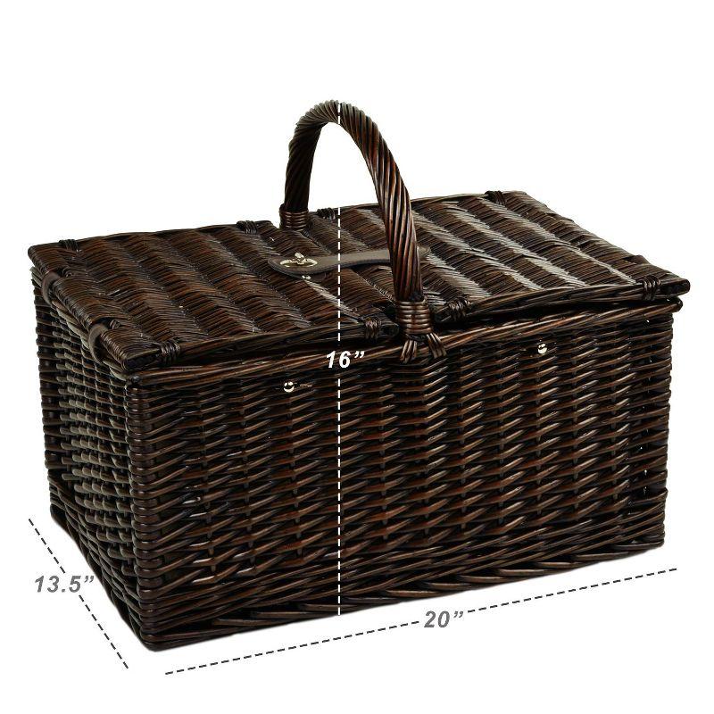 Picnic at Ascot Surrey Wicker Picnic Basket