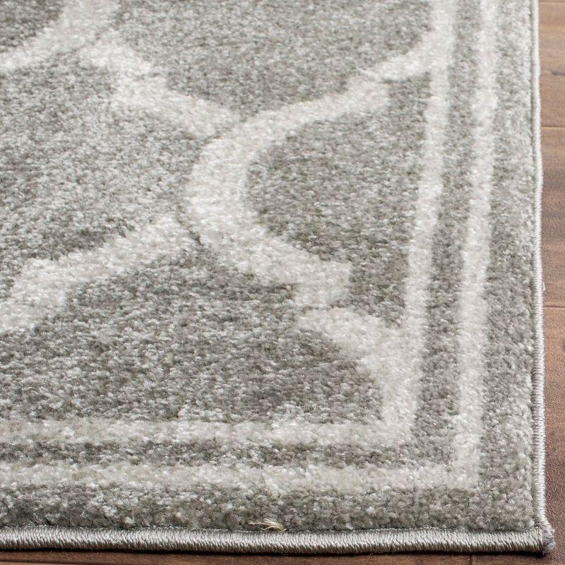 Amherst AMT415 Power Loomed Indoor Area Rug - Grey/Light Grey - 5'3"x8' - Safavieh