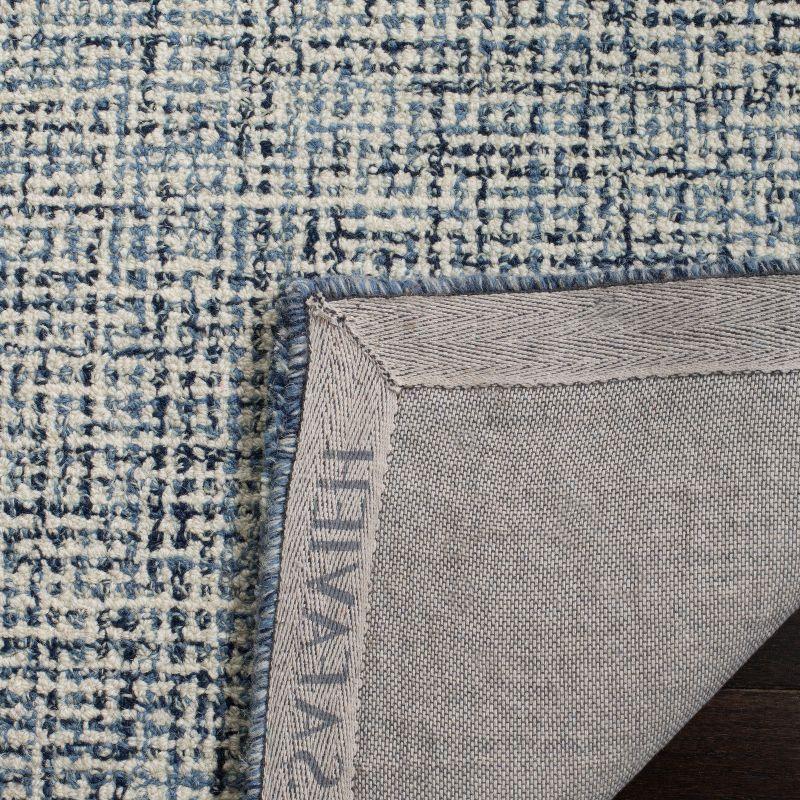 Abstract ABT220 Handmade Indoor Area Rug - Navy/Ivory - 5'x8' - Safavieh