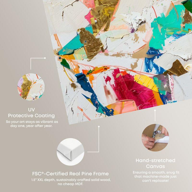 Art Remedy Bright Prism Minimalist Collage Style Wall Art by Art Remedy