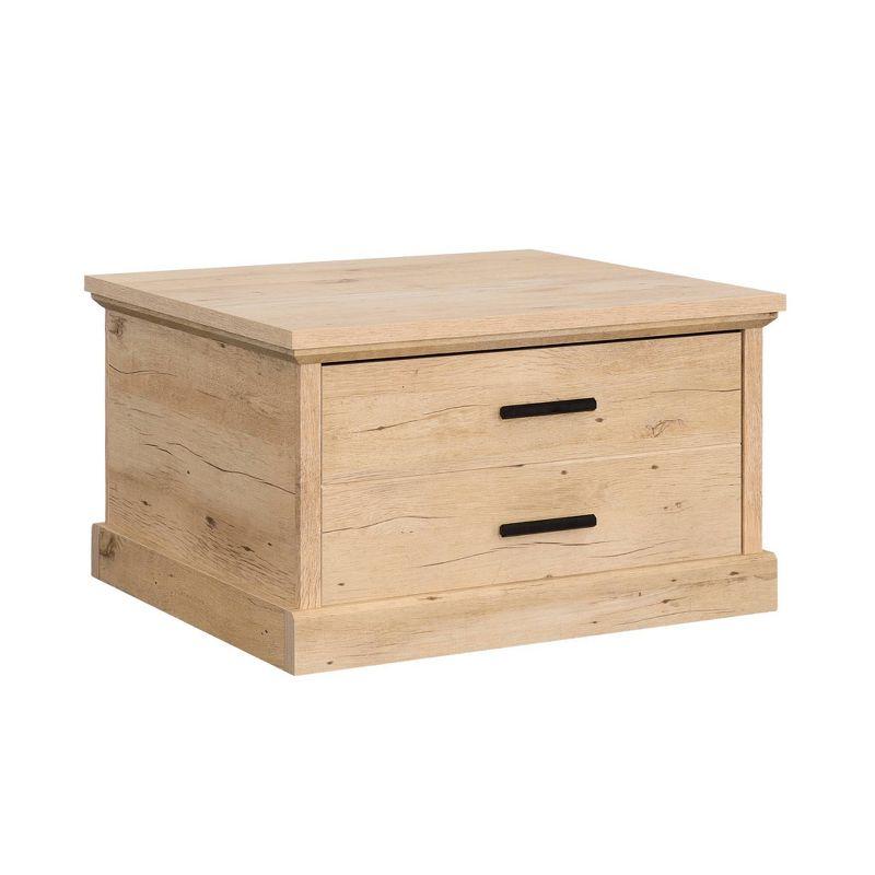 Prime Oak Square Storage Coffee Table with Drawers