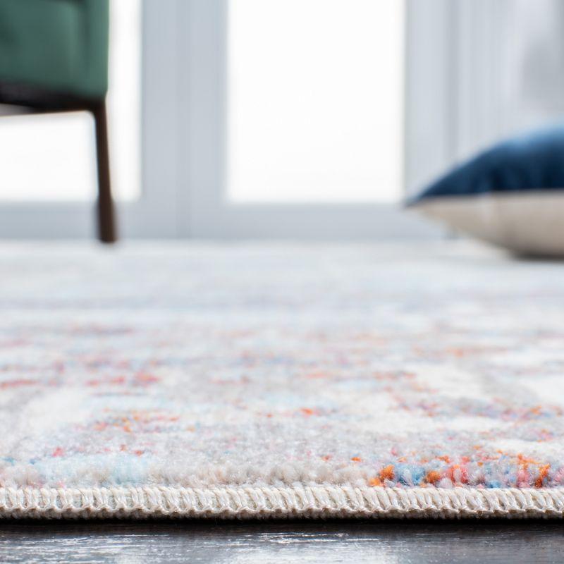 Vintage Persian VTP452 Power Loomed Indoor Area Rug - Blue/Rust - 5'x7'6" - Safavieh