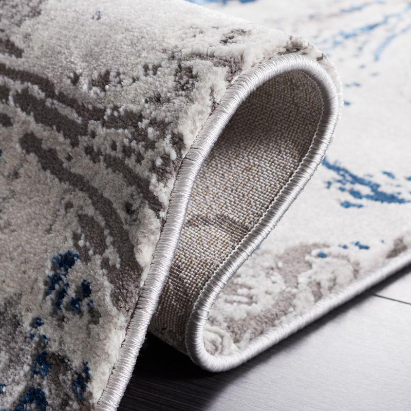Craft CFT864 Loomed Indoor Area Rug - Grey/Blue - 6'7"x6'7" - Safavieh