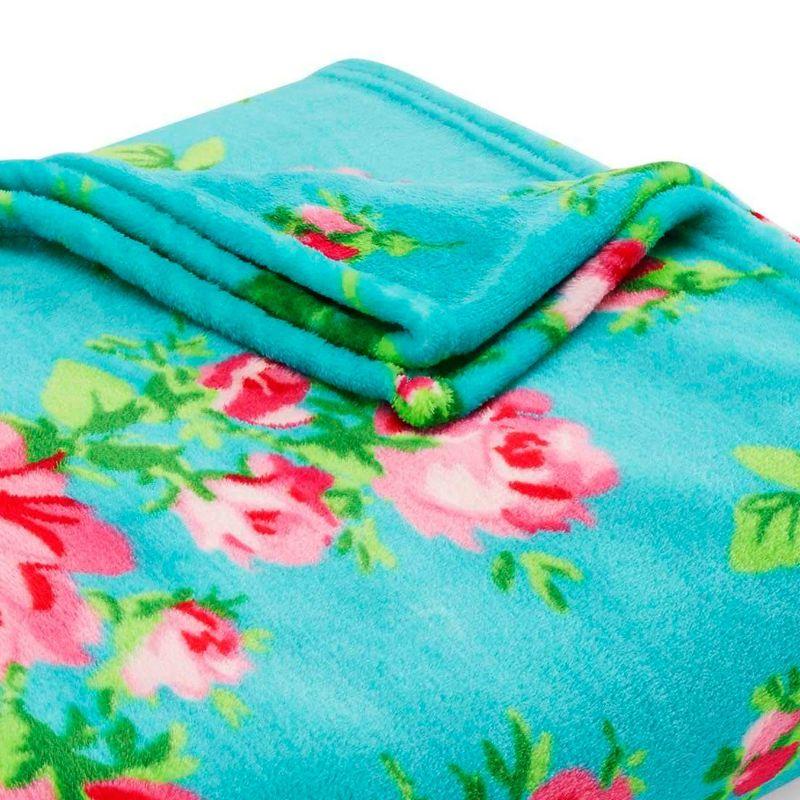 Betsey Johnson Bouquet Day Ultra Soft Plush Throw Blanket