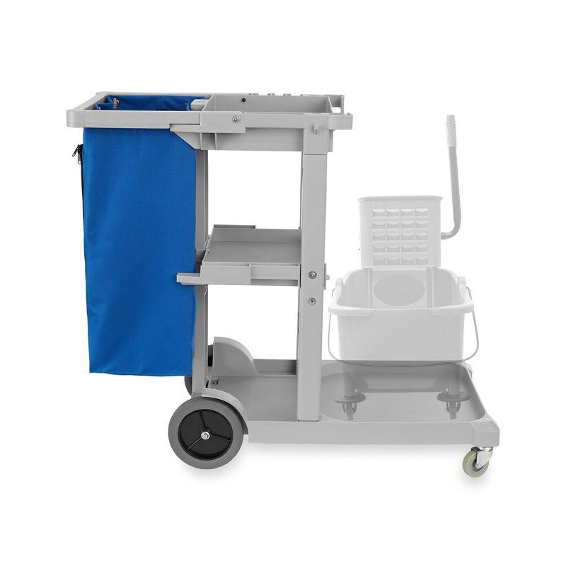 45" L x 20" W Commercial Janitorial Cleaning Cart, Holds 300 Lbs.