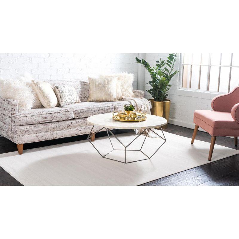 Unique Loom Williamsburg Collection Area Rug - Solid (5' 1" x 8' Rectangle Beige)