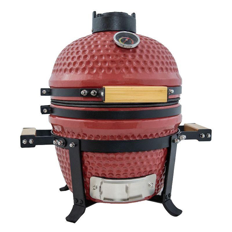 Tabletop Mullite Kamado Grill with Stand