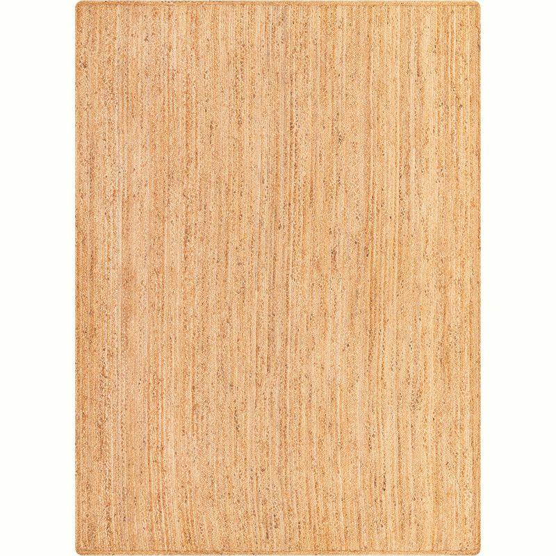 Unique Loom 8'x11' Braided Jute Dhaka Natural Indoor Area Rug