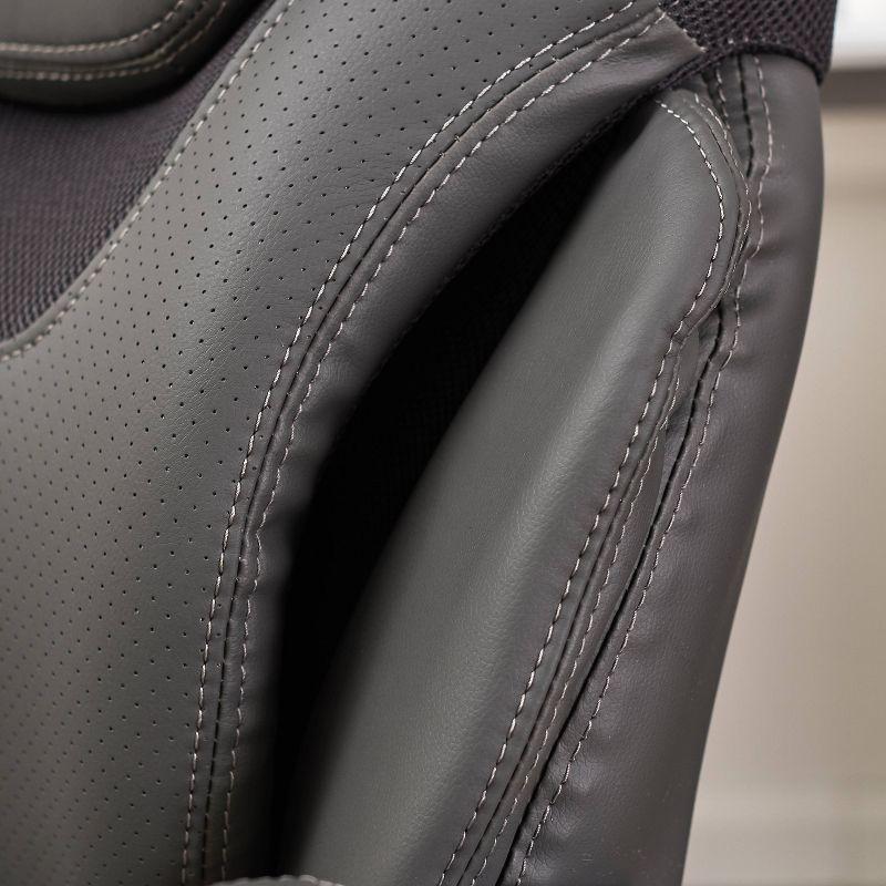 Serta Bryce Executive Office Chair with Patented AIR Lumbar Technology and Layered Body Pillows