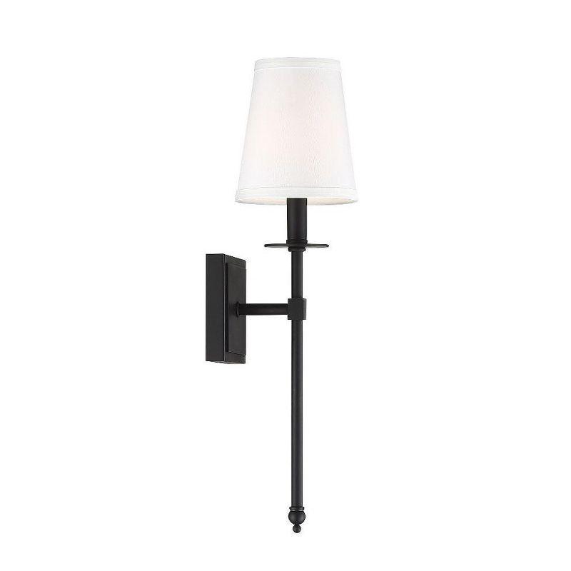 Savoy House Monroe 1 - Light Wall Light in  Matte Black