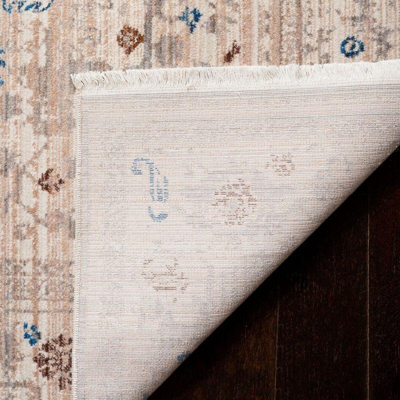 Vintage Persian VTP427 Power Loomed Indoor Area Rug - Ivory/Light Grey - 5'x7'6" - Safavieh