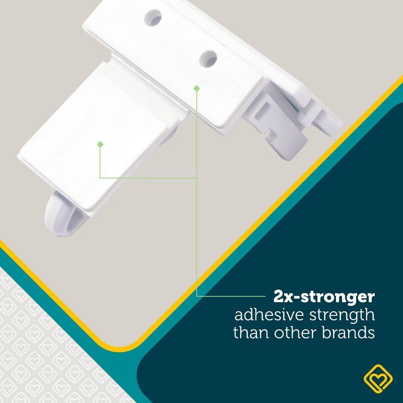 Safety 1st Secure-to-Explore Adhesive Locks - White - 12pk