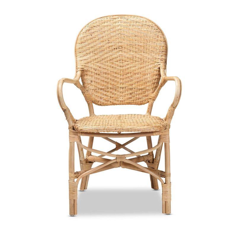 Genna Rattan Dining Chair Set Natural/Brown - bali & pari