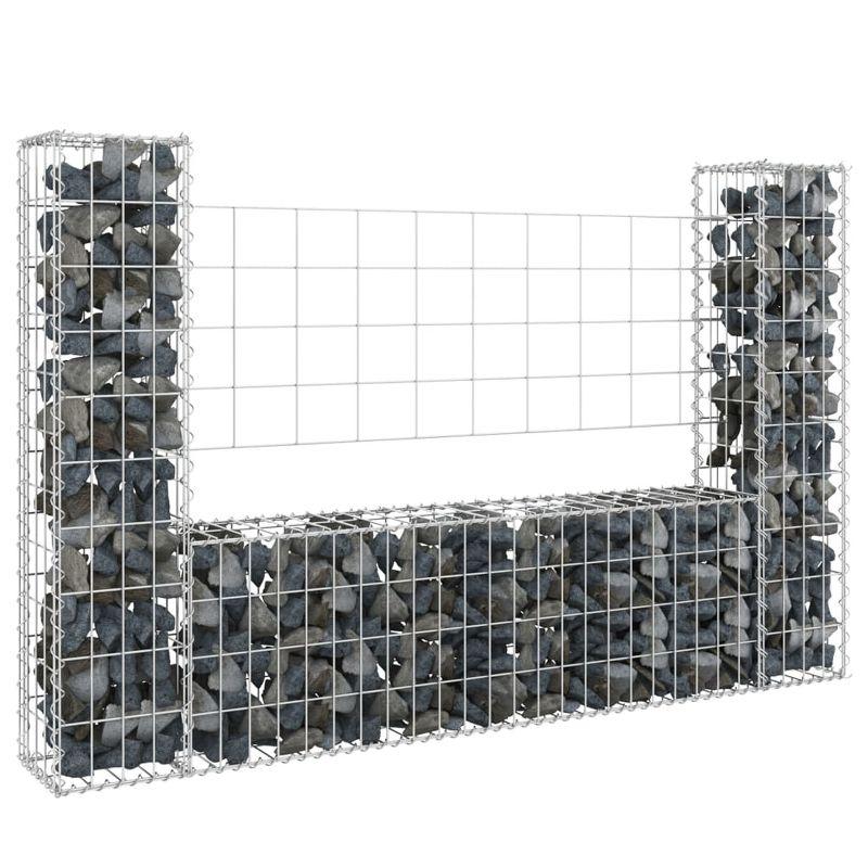 VidaXL Silver Metal Fence Panel