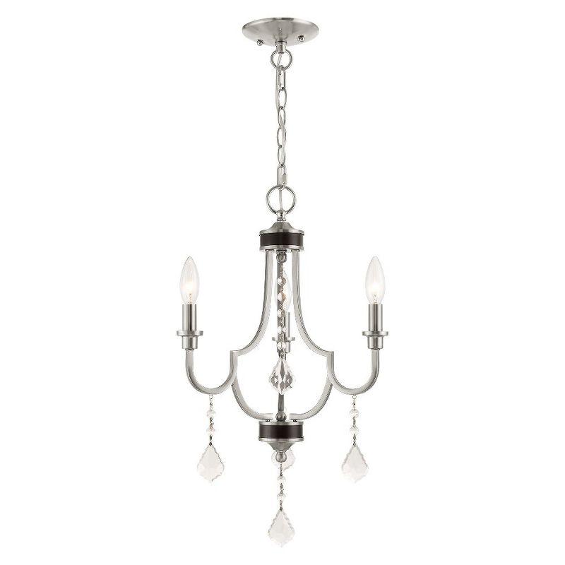 Livex Lighting Glendale 3 - Light Chandelier in  Brushed Nickel