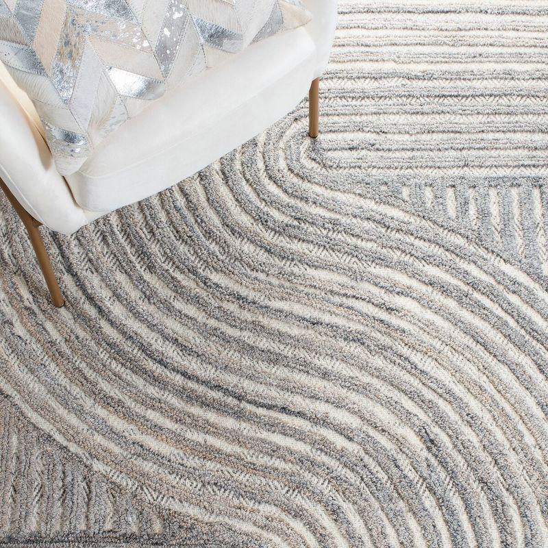 Southampton SHA301 Hand Tufted Indoor Area Rug - Beige - 6'x6' - Safavieh