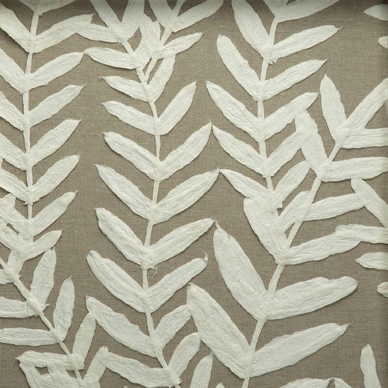 Set of 2 Estella Paper Shadow Box Wall Decors White - A&B Home: Transitional Style, Botanical Art, MDF Frame