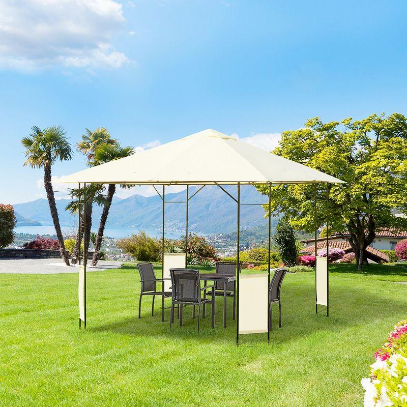 10 Ft. W x 10 Ft. D Steel Patio Gazebo