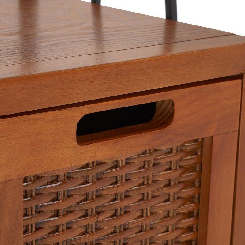 Joshua Media Console - AMH6532A - Brown - Safavieh Couture