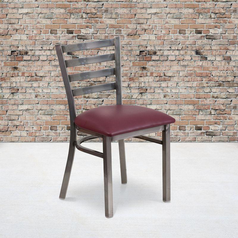 Flash Furniture Kendall Ladder Back Metal Restaurant Chair