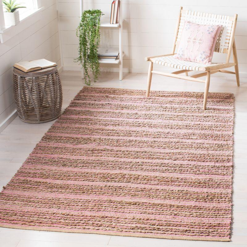 Cape Cod CAP851 Woven Indoor Area Rug - Light Pink - 5'x8' - Safavieh