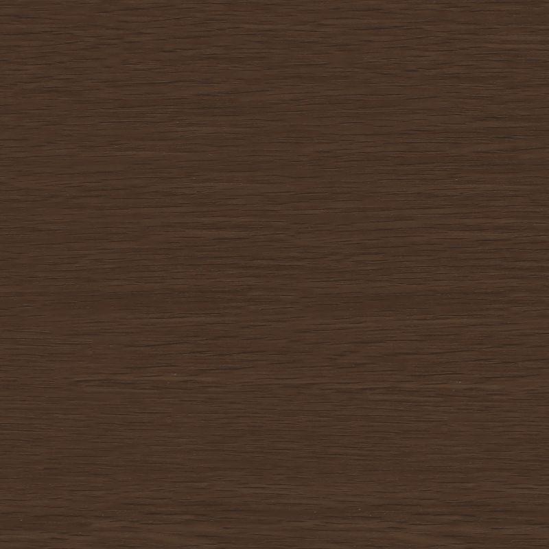 Emma and Oliver 5 Drawer Storage Dresser with Black Cast Iron Frame, Brown Wood Top and Brown Easy Pull Engineered Wood Drawers with Wooden Handles