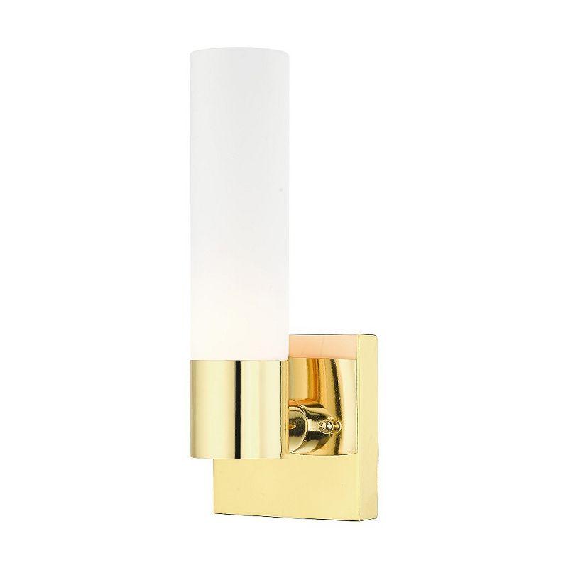 Livex Lighting Aero 1 - Light Sconce in  Polished Brass