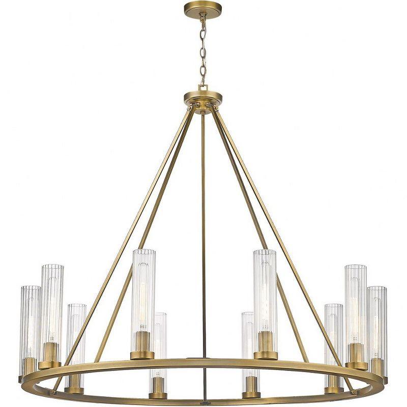 Z-Lite Beau 10 - Light Chandelier in  Rubbed Brass