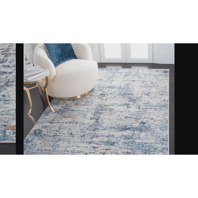 Amelia ALA487 Power Loomed Indoor Area Rug - Ivory/Rust - 8'x10' - Safavieh