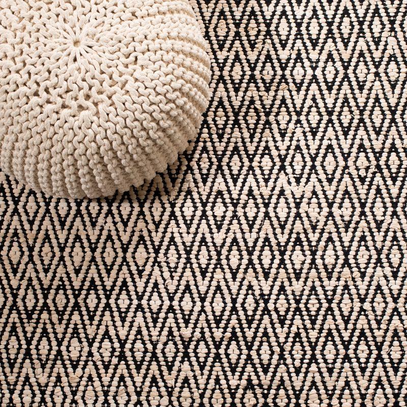 Montauk MTK621 Hand Woven Indoor Area Rug - Beige/Black - 8'x10' - Safavieh