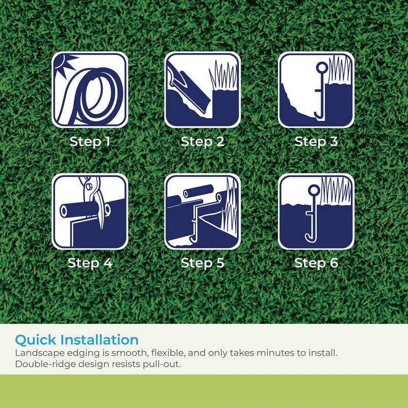 Suncast Black Resin Lawn Edging