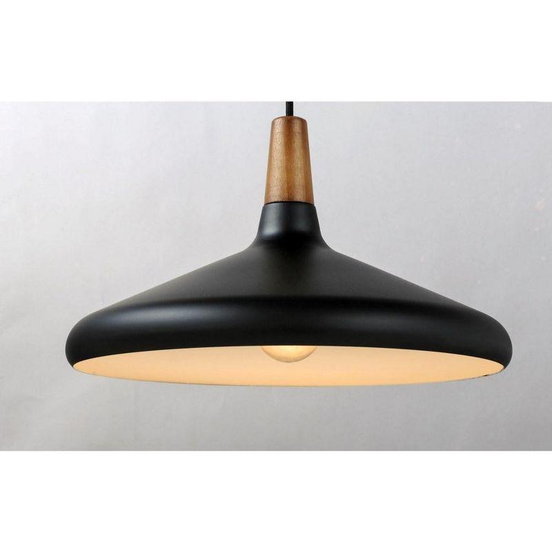 Maxim Lighting Nordic 1 - Light Pendant in  Walnut/Black