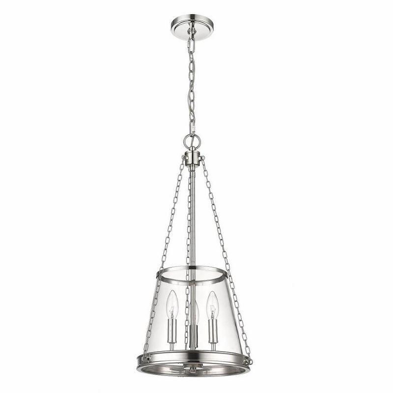 Z-Lite Prescott 3 - Light Pendant in  Polished Nickel